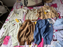 巴拉巴拉【官方正品】嬰兒秋衣套裝男女寶寶長袖分體睡衣保暖高腰護肚2024 綠色調(diào)00344 100 cm 曬單實拍圖
