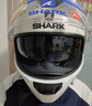 SHARK鯊魚(yú)星空二摩托車(chē)頭盔賽道戶(hù)外男女騎行四季雙鏡片防霧機(jī)車(chē)全盔3C 亮水泥灰HE4030S01 L 曬單實(shí)拍圖