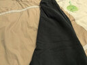 巴魯特【呼吸褲】男士運動(dòng)直筒褲松緊抽繩休閑褲男款春秋舒適九分褲子男 黑色 2XL（建議拍大一碼） 曬單實(shí)拍圖