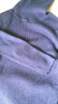 无印良品 MUJI 女式  罗纹高领毛衣 W9AA870 长袖针织衫 蓝色 S 实拍图