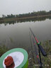 龍寶來（LONGBAOLAI） 龍寶來冬季防水防刺保暖釣魚手套防寒防滑加厚飛磕露三指手套路亞抓魚手套 黑+灰 曬單實拍圖