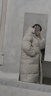 宏資琦棉服女中長(cháng)款2025冬季新款韓版學(xué)生棉衣女寬松bf原宿風(fēng)過(guò)膝棉襖子 米白 L 曬單實(shí)拍圖