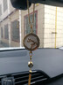 法蘭博車(chē)載香水汽車(chē)掛件車(chē)內飾品高檔創(chuàng  )意車(chē)用香薰精油掛飾后視鏡吊墜 一鹿平安金色·琺瑯白 曬單實(shí)拍圖