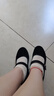 同源和老北京布鞋女新款平絨上班不累腳軟底媽媽鞋跳舞鞋酒店工作鞋大碼 3cm低跟款（標準碼） 36 曬單實(shí)拍圖