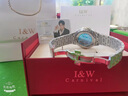 I&W CARNIVAL HWGUOJI瑞士手表男士全自動機(jī)械表防水夜光雙日歷商務(wù)男腕表名表十大品牌 愛沃馳皮帶間金白面【男款】 定制刻字+原裝皮表帶 曬單實(shí)拍圖