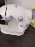 富迪安缝纫机家用迷你电动裁缝机台式脚踏锁边机多功能全自动小型 无灯+10配件+塑料勾尖 实拍图