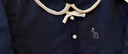 哈吉斯（HAZZYS）童裝女童長(cháng)袖連衣裙冬新款兒童學(xué)院風(fēng)連衣裙女童長(cháng)袖裙 藏藍 120 曬單實(shí)拍圖