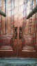 辰輝（chenhui）別墅大門(mén)雙開(kāi)門(mén)鋅合金防真銅對開(kāi)門(mén)農村自建房入戶(hù)門(mén) 金絲楠木 曬單實(shí)拍圖