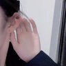 蔓笙銀色耳夾男士潮流高級感無耳洞免打孔假耳釘女小眾獨特磁吸耳骨夾 銀色一對 曬單實拍圖
