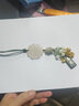 軒璽天然玉髓貔貅平安汽車掛件高級感男士大氣車內(nèi)飾品掛飾車載吊墜女 【玉髓一生平安】沙金鹿鹿平安款 曬單實拍圖
