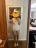 安與·洛施琪 高端鋼托聚攏保守遮肉顯瘦連體度假休閑泳衣女 白色泳衣+裙子  XL 曬單實(shí)拍圖