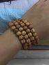 福光普照桃木蓮花手串108顆佛珠念珠手鏈成人菩提飾品男女情侶款送禮禮物 蓮花直徑0.5cm108顆（無(wú)隔珠） 曬單實(shí)拍圖