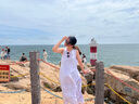 Olrain歐芮兒無(wú)袖連衣裙女夏季女裝氣質(zhì)南法度假風(fēng)背心長(zhǎng)裙 煙紫色 L 曬單實(shí)拍圖