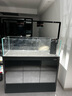 森森（SUNSUN）2025新品魚缸水族箱溪流缸底過濾超白玻璃南美原生缸生態(tài)魚缸 升級(jí)款經(jīng)典黑(帶顯示屏，爆藻燈) 靠墻款長119*寬48*缸高40/柜高85cm 曬單實(shí)拍圖