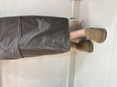 珂卡芙（KEKAFU）勃肯鞋女鞋2024春季新品美拉德風單鞋女懶人休閑鞋子女平底孕婦鞋 駝色 跟高1.5CM 37 曬單實拍圖