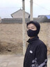 RINDU防風(fēng)耳罩保暖秋冬季男女通用戶外騎行運(yùn)動防風(fēng)防寒面罩護(hù)臉護(hù)耳朵 二合一護(hù)耳口罩（黑色） 【升級雙重保暖款】 曬單實拍圖