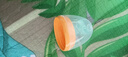 適合貝qin親奶瓶蓋寬口徑貝親奶瓶配件蓋帽組標口奶瓶圈旋蓋螺牙蓋子 橘黃色 曬單實拍圖
