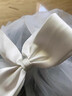 oein領(lǐng)證求婚頭紗高級(jí)新年結(jié)婚蝴蝶結(jié)蓋頭發(fā)夾小仙女拍照寫真攝影道具 兩層素紗大蝴蝶結(jié)（發(fā)夾） 曬單實(shí)拍圖