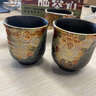karphome進(jìn)口九谷燒金花詰茶杯情侶湯吞復古風(fēng)手工泡茶杯套裝禮品對杯 金花詰情侶湯吞（2只裝） 曬單實(shí)拍圖