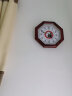 VICSTAR威时达八卦钟中式客厅家居办公店铺招财进宝太极时钟 1802红木色(直径26厘米） 实拍图