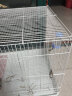 威毕兔笼兔子笼家用室内专用大号荷兰猪豚鼠松鼠刺猬小型狗笼方便清粪 白色特大号-6件套 实拍图