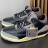 耐克（NIKE）Air Jordan 3 AJ3 黑紫色中幫復(fù)古耐磨運動籃球鞋 FZ4811-001 44 曬單實拍圖