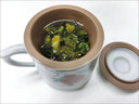 景德鎮(zhèn)汝窯辦公杯帶蓋過濾茶水分離泡茶陶瓷杯家用公司節(jié)慶送禮 優(yōu)質汝窯辦公杯-柿柿順利 曬單實拍圖