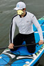 AQUAPLAY泳衣男長(cháng)袖長(cháng)褲防曬速干沖浪服分體男士游泳套裝浮潛潛水服 素顏傾城中泳褲2件套 L（135-145斤） 曬單實(shí)拍圖
