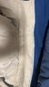 千紙鶴條紋襯衫式翻領(lǐng)休閑羽絨服男冬季新款加厚保暖外套冬裝60968 01D米白 L 曬單實(shí)拍圖