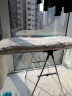 欧润哲 晾衣架 翼型晾衣架铝制飘窗落地阳台折叠晒衣架室内外 99cm 灰色 实拍图