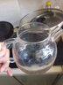 雙集（SOJER） 大茶壺耐熱玻璃冷水壺煮水壺加厚花茶壺過(guò)濾加厚加熱煮茶大容量 1000ml竹蓋壺+壺墊 曬單實(shí)拍圖