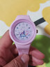 正港（ZGO）玉桂狗聯(lián)名手表女兒童小學(xué)生防水女童女孩初中生可愛(ài)果凍防水卡通 877酷洛mi-紫色X 曬單實(shí)拍圖
