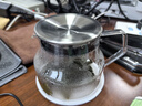 KINTO日本茶壺耐熱玻璃泡水壺泡茶花茶紅茶水分離壺單壺一體玻璃泡茶壺 450ml茶壺 曬單實拍圖