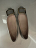 Roger Vivier【24期免息】/RV女鞋Trompette粗跟方扣大象灰婚鞋 灰色 36.5 曬單實(shí)拍圖