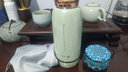 法格電熱燒水杯 便攜式迷你燒水壺家用出差旅行隨行沖奶泡茶電熱水壺 翡翠綠-熱水杯 曬單實拍圖