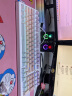 新盟X98PRO机械键盘蓝牙无线2.4G三模/有线单模RGB背光全键热插拔轴Gasket结构游戏办公 姹紫嫣-有线单模-RGB热插拔【TTC钢铁超人轴】 实拍图