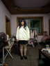 妙奕嘉薄款連帽衛(wèi)衣女士外套春秋2025新款大碼女裝帽衫休閑風(fēng)上衣學(xué)生 流蘇抽繩C衛(wèi)衣外套【常規(guī)版】 M 【建議105斤以?xún)?nèi)】 曬單實(shí)拍圖
