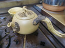 陶立方 宜興紫砂段泥仿木茶壺西施側把壺茶漏茶杯品茗杯功夫茶具禮盒裝 貴妃側把壺套裝 曬單實(shí)拍圖