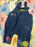 幼歌（YOUGE）嬰幼兒毛毛蟲(chóng)背帶褲套裝寶寶春季新款活力撞色襯衫 牛仔藍背帶褲（66-90襠開(kāi)扣） 73 cm 曬單實(shí)拍圖