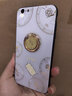 朗美奇 適用蘋果6 plus手機(jī)殼女款iphone6s保護(hù)套蘋果6s plus硅膠i6全包防摔s網(wǎng)紅潮p帶掛繩支架送鋼化膜 蘋果6p/6sp【典雅白】茶花時鐘鑲鉆+掛繩鋼化膜 曬單實(shí)拍圖
