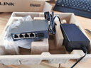 普聯(lián)（TP-LINK） 百兆光纖收發(fā)器套裝單模單纖20KM光電轉(zhuǎn)換器 百兆 1光4電POE B端 FC114PB 官方標配 曬單實拍圖