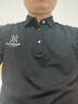 皮爾卡丹桑蠶絲短袖T恤套裝男夏季男士短袖一套搭配男裝冰 絲POLO領(lǐng)衫 508黑色 L 170120-140斤 曬單實(shí)拍圖