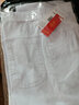 啄木鳥(niǎo)（TUCANO）中年九分褲女夏季薄款棉彈力中年高腰寬松女褲純色休閑褲 白色 2XL 110-125斤 曬單實(shí)拍圖