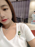 迪后（Dirholl）品牌玉蘭花胸針高檔女士絲巾扣精致別針配飾品送女友老婆生日禮物 DH璀璨玉蘭花胸針【精美禮盒】 曬單實拍圖