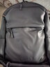 薩帕卡拉品牌休閑雙肩包男旅行大容量電腦背包簡(jiǎn)約牛津布學(xué)生書(shū)包 霧黑色  30x15x45cm 曬單實(shí)拍圖