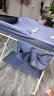 babycare尿布台多功能可折叠新生儿护理台按摩可移动婴儿床奥里安蓝 实拍图