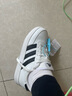阿迪達斯（adidas）男鞋 秋季新款經(jīng)典三條紋運動(dòng)鞋低幫休閑鞋防滑板鞋耐磨籃球鞋男 皮面潮鞋/店長(cháng)主推 39 曬單實(shí)拍圖