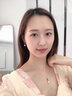 唐后（TH）蝴蝶紅瑪瑙項(xiàng)鏈女925銀鎖骨鏈淡水珍珠中式吊墜送媽媽生日禮物 玫瑰金色-項(xiàng)鏈 曬單實(shí)拍圖