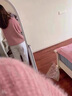 予瑾粉色加厚毛衣女秋冬新寬松慵懶風溫柔軟糯甜美冬季針織衫上衣 粉色 S 85-95斤 曬單實拍圖