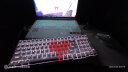 RK98机械键盘无线2.4G有线蓝牙三模键盘笔记本家用办公台式机游戏键盘100键98配列RGB背光白色青轴 实拍图